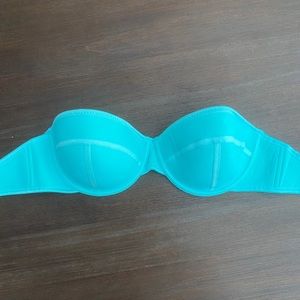 TRIANGL turquoise strapless bikini! Size small++